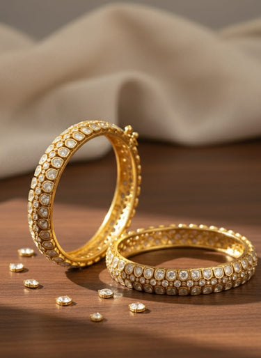 Lustrous Glow Bangles